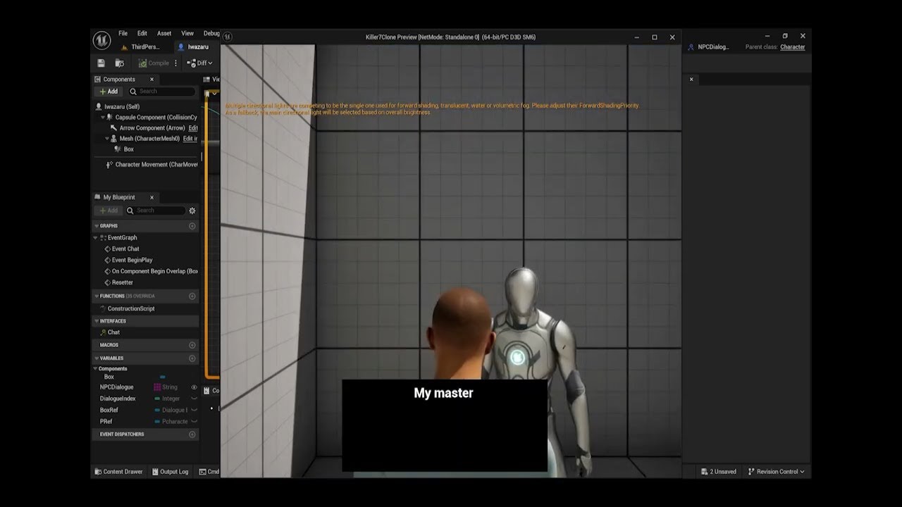 Doug Teaches Ue5 Killer 7 Clone  NPC Dialogue System Basics
