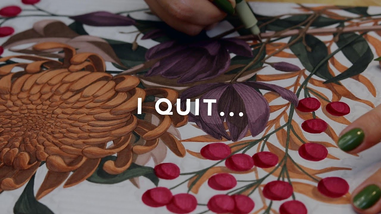 Before You Quit Your Job To Become An Artist... | Talk & Draw With Me