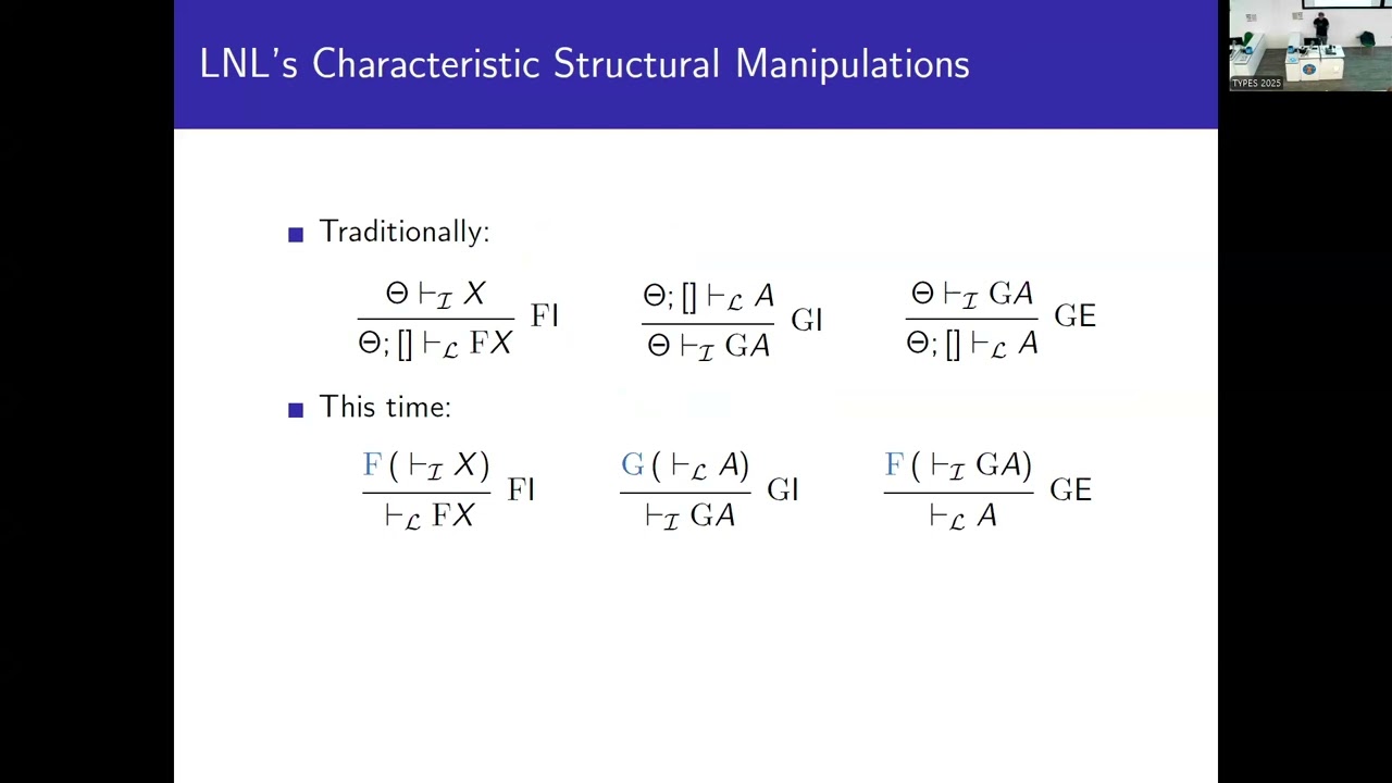 TYPES2025 - 5.7. James Wood - NbE for LNL via Adjoint Meta-modalities