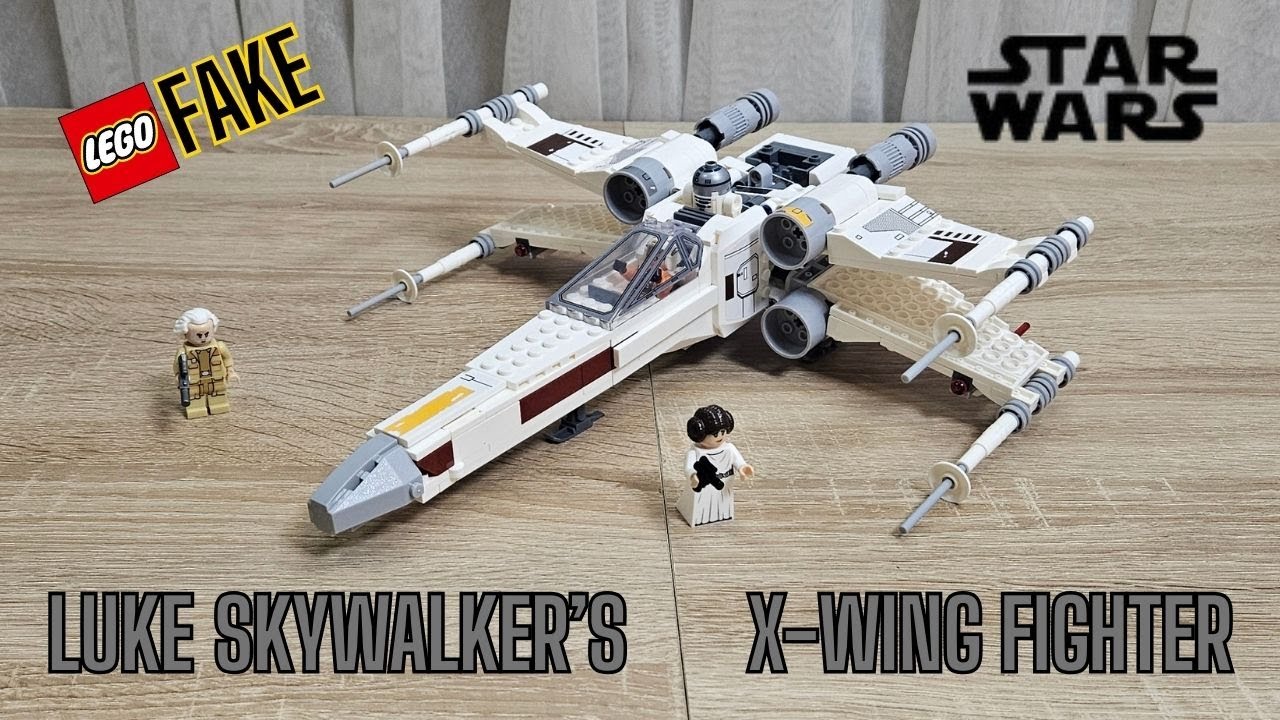 Luke Skywalker’s X-Wing Fighter – Fake Lego Star Wars 75301 🚀🛩️