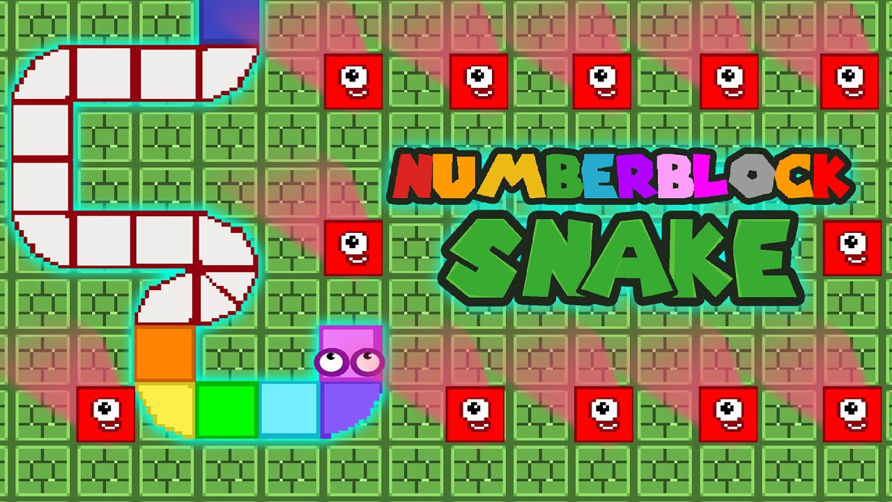 Numberblocks Sanke 1 to 30 in the Mario Maze Mayhem