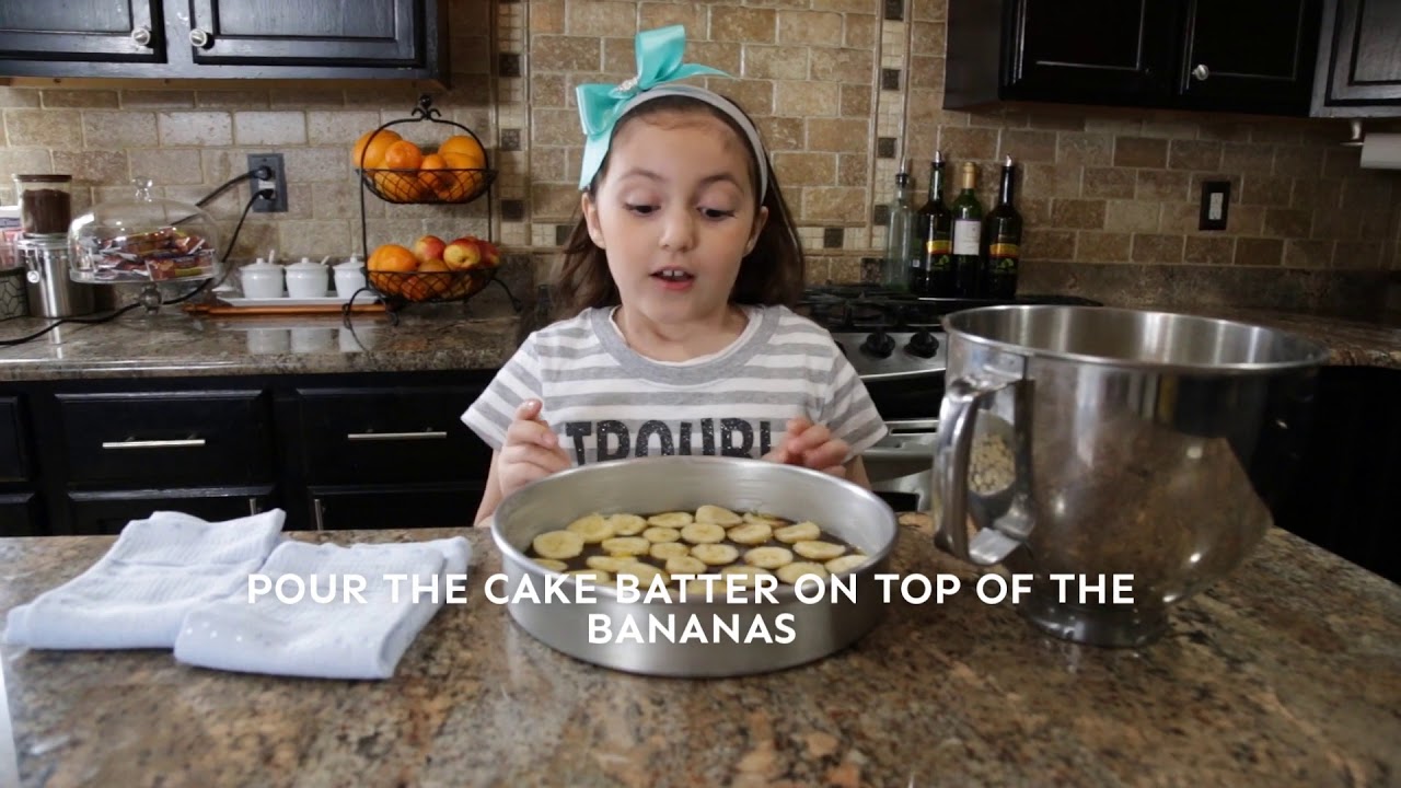MIAS KITCHEN-EASY BANANA UPSIDE DOWN CAKE