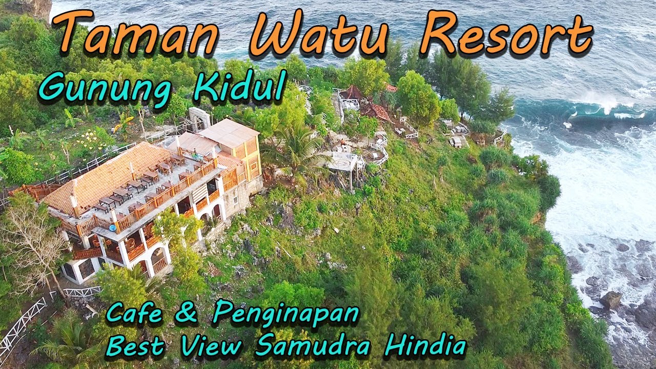 Taman Watu Resort Gunung Kidul Penginapan & Cafe Di Atas Tebing View Samudera Hindia | Wisata Jogja