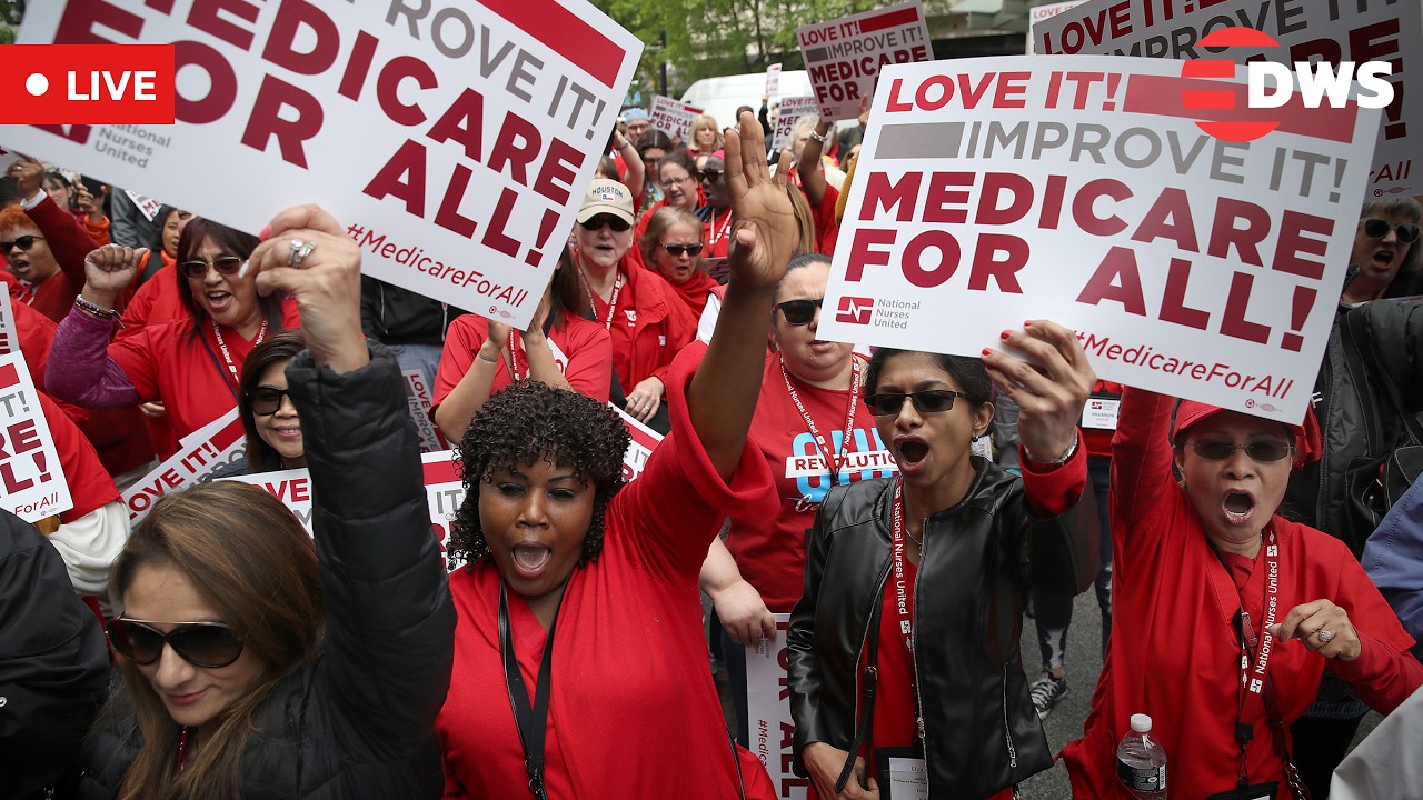 LIVE: Massive NYC Protest Demands Medicare Expansion And Healthcare Reform | DWS News | AR14