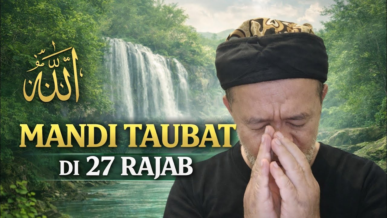 PERSIAPAN MANDI TOBAT 27 RAJAB