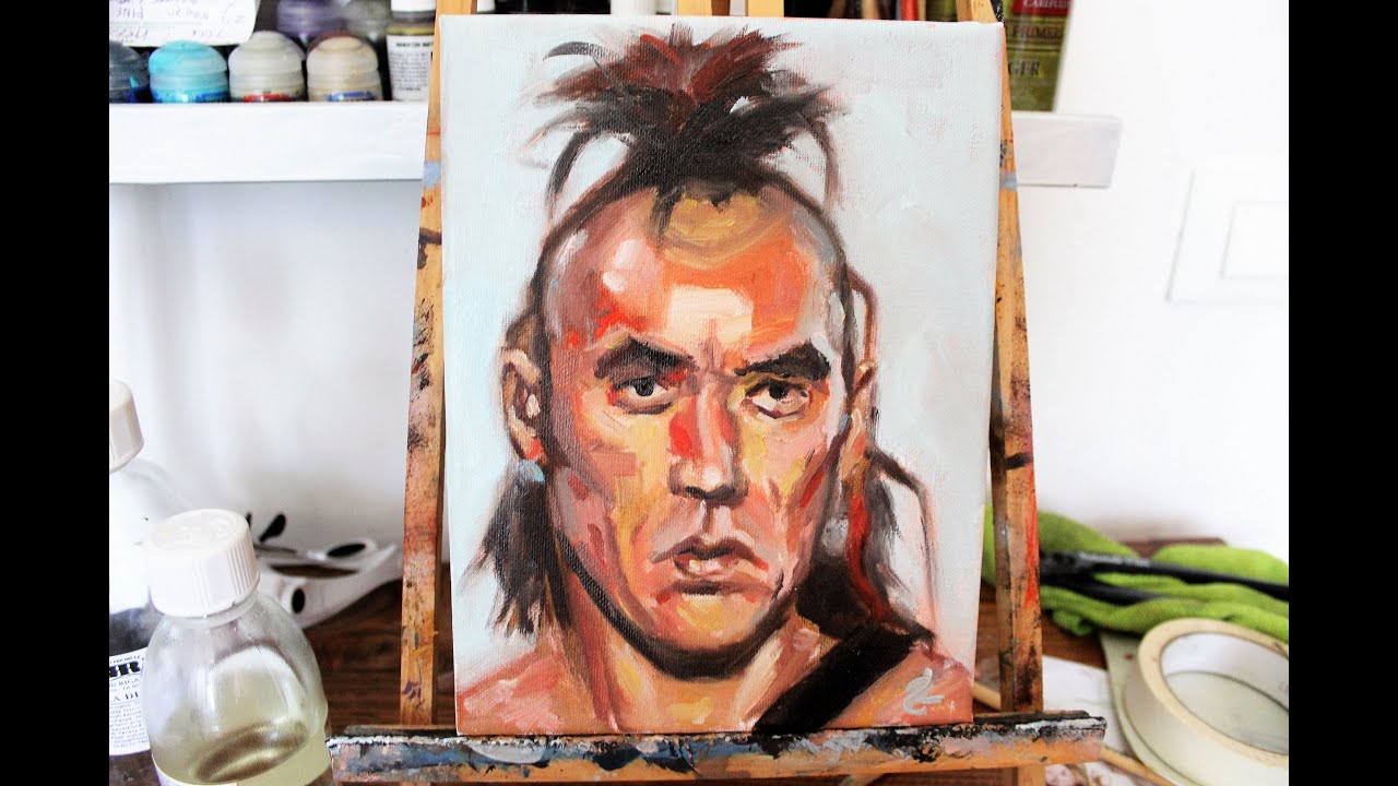 Painting Magua by Lorenzo Santi