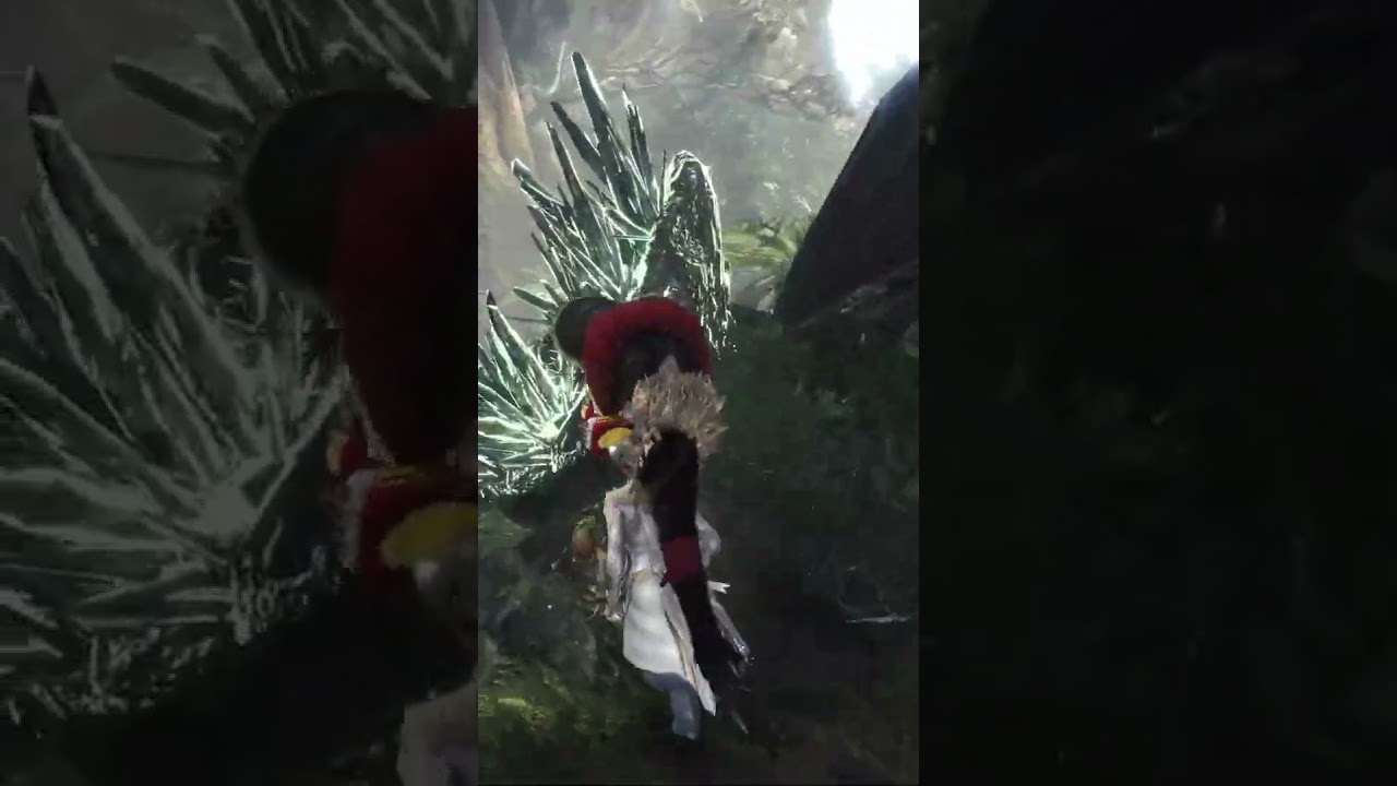 Lance aka the train weapon doing lance things #gaming #monsterhunterworld #huntinghorn