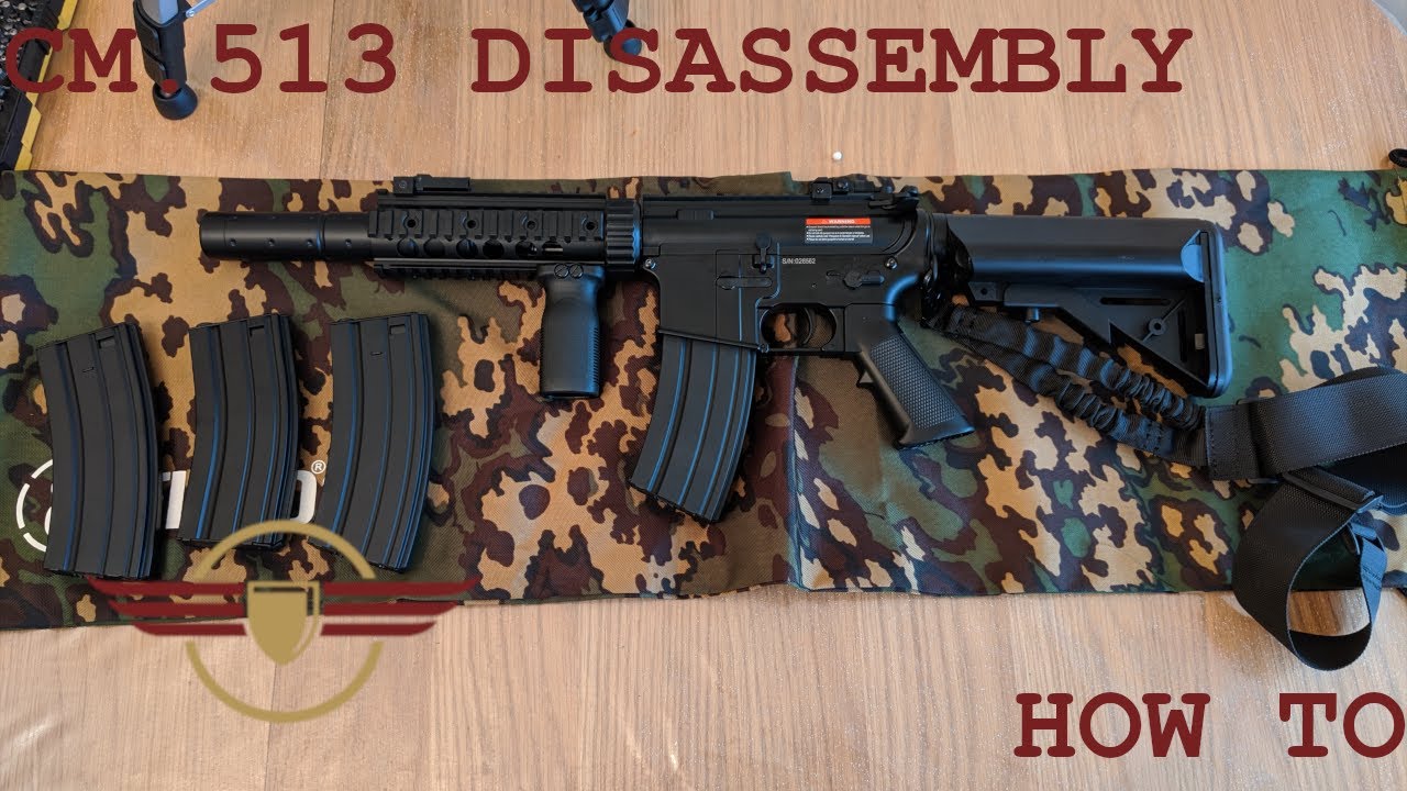 [HOW TO] CYMA CM.513 M4 CQB DISASSEMBLY - Take a look inside