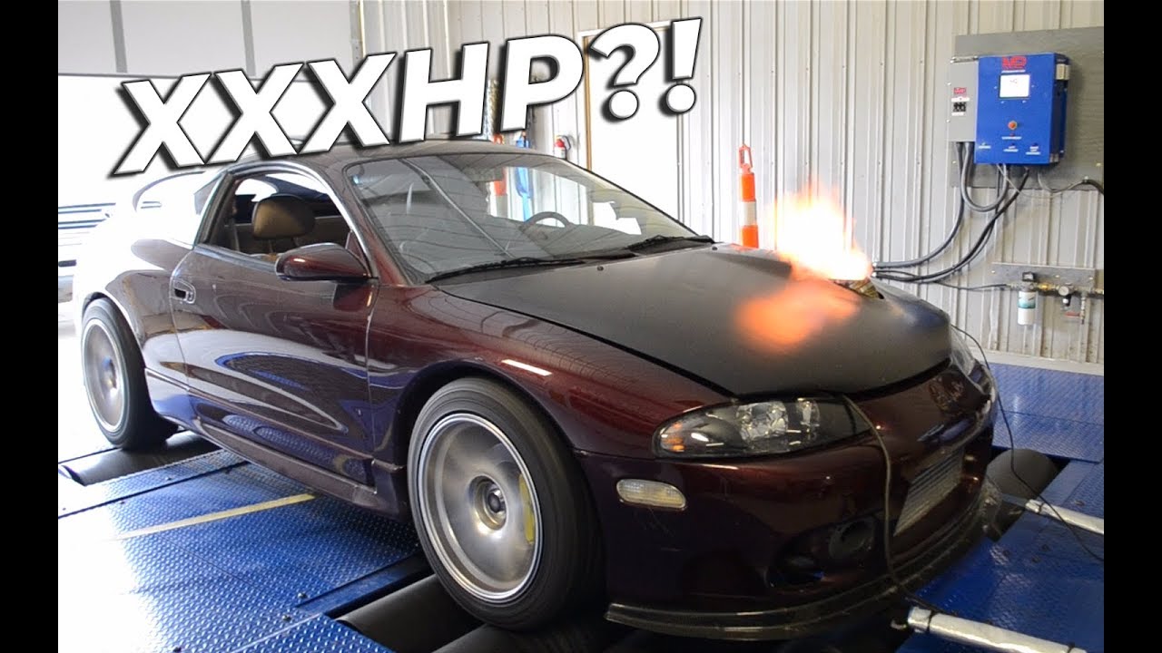 Big Turbo Eclipse GSX | Dyno Day + Flames