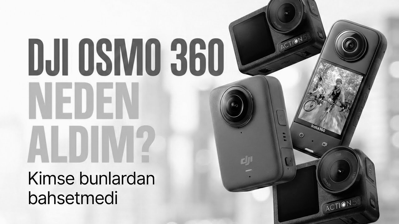 Dji Osmo 360- Action 5 Pro ve diğer kameralar ile karşılaştırma kutu açılışı. Neden bunu aldım? #dji