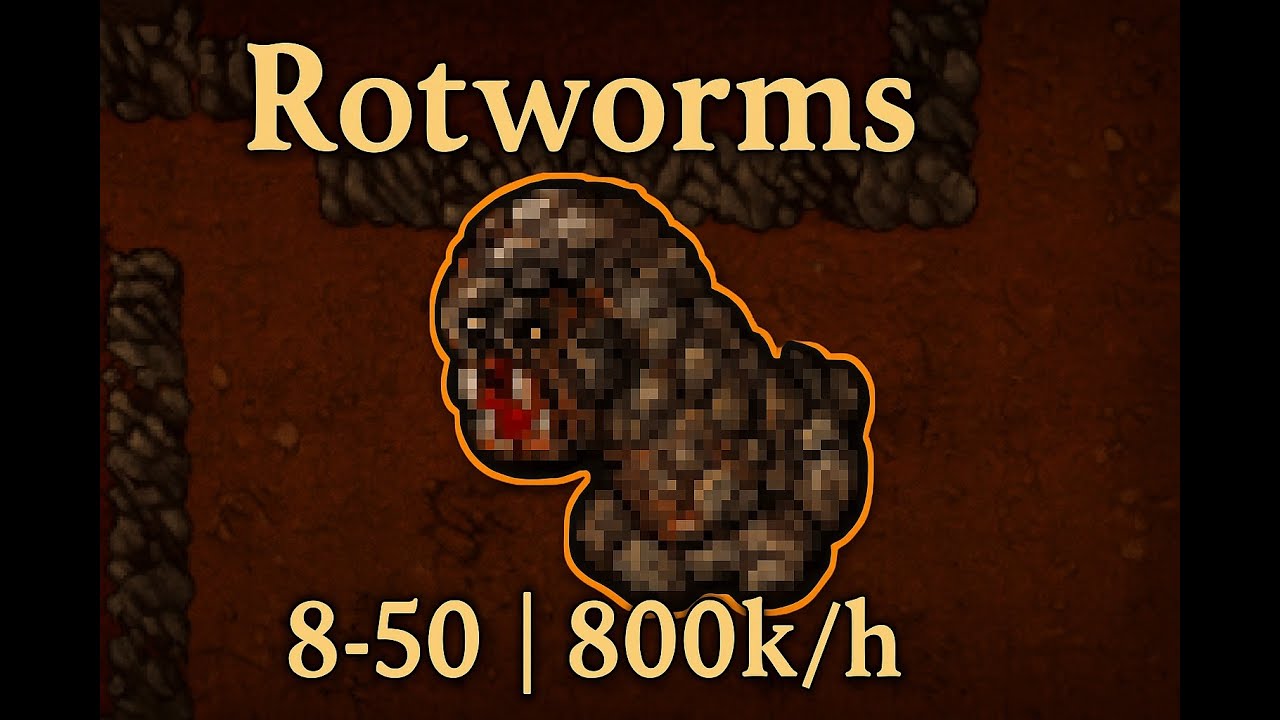 MAGES [LVL 8-50] STONE ROTWORMS | 500-800k/h XP | MEDIVIA online.