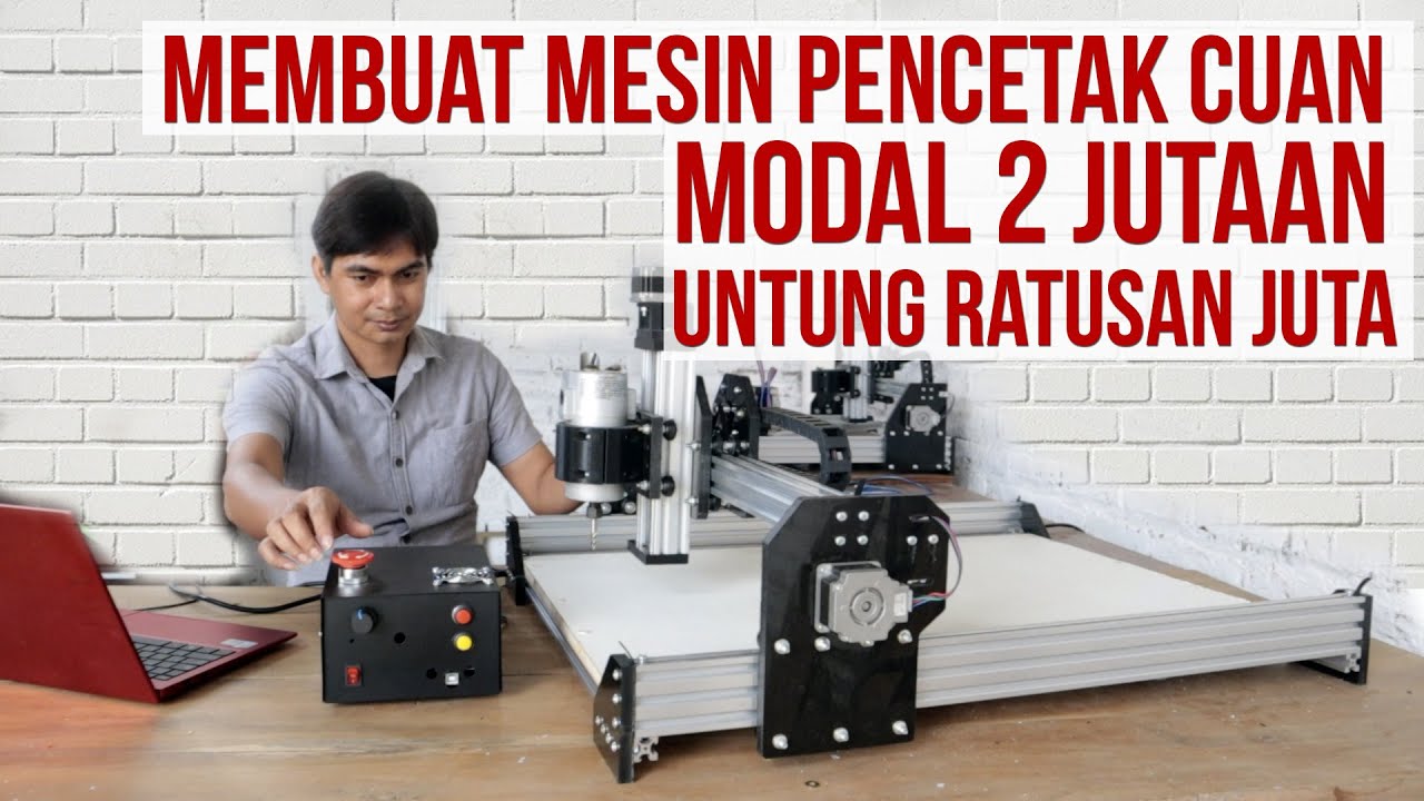 Membuat & Merakit Mesin CNC Router Murah Presisi Tinggi, Modal 2 Jutaan Bisa Cuan Ratusan Juta!