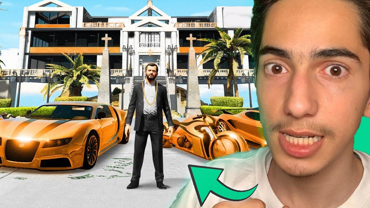 اموال و ثروت زیاد من در جی تی ای انلاین 🚙💵 GTA 5 - $600,000,000 GARAGE TOUR!!!