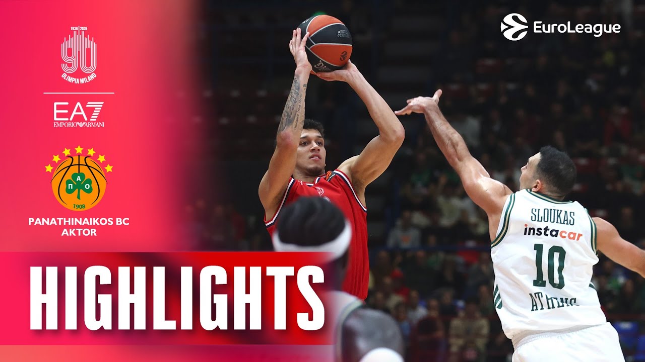 Raining THREES! | Milan - Panathinaikos | R15 BASKETBALL HIGHLIGHTS 2025-26