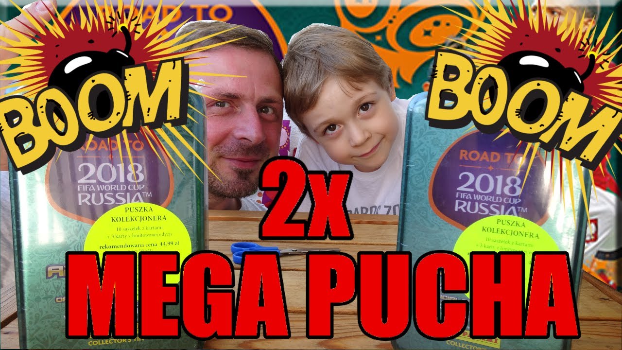 CO ZA PUCHAAAAA!!!! 2 x DUŻA PUSZKA KOLEKCJONERA ROAD TO RUSSIA