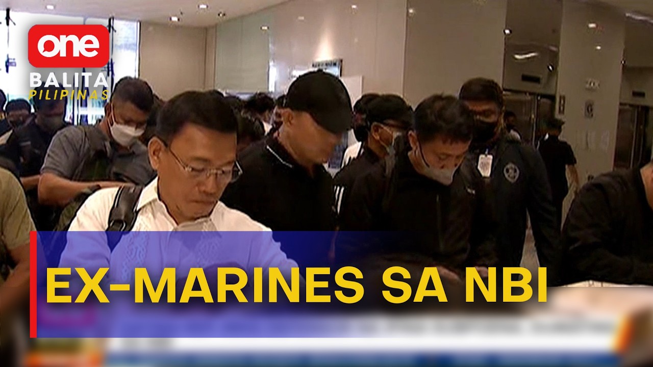 Mga nagpakilalang ex-Marines, humarap sa NBI kaugnay ng alegasyon laban kay Zaldy Co