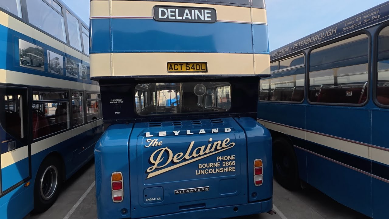 Leyland Atlantean ACT 540L No 72. Delaine Heritage Trust Museum Open & Running Day  Lets Hop Aboard