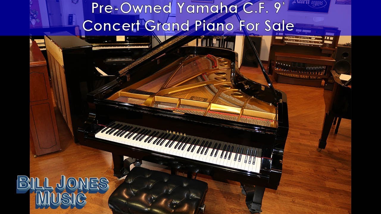 Pre-Owned 9' Yamaha C.F. Concert Grand Piano For Sale | Bill Jones Music