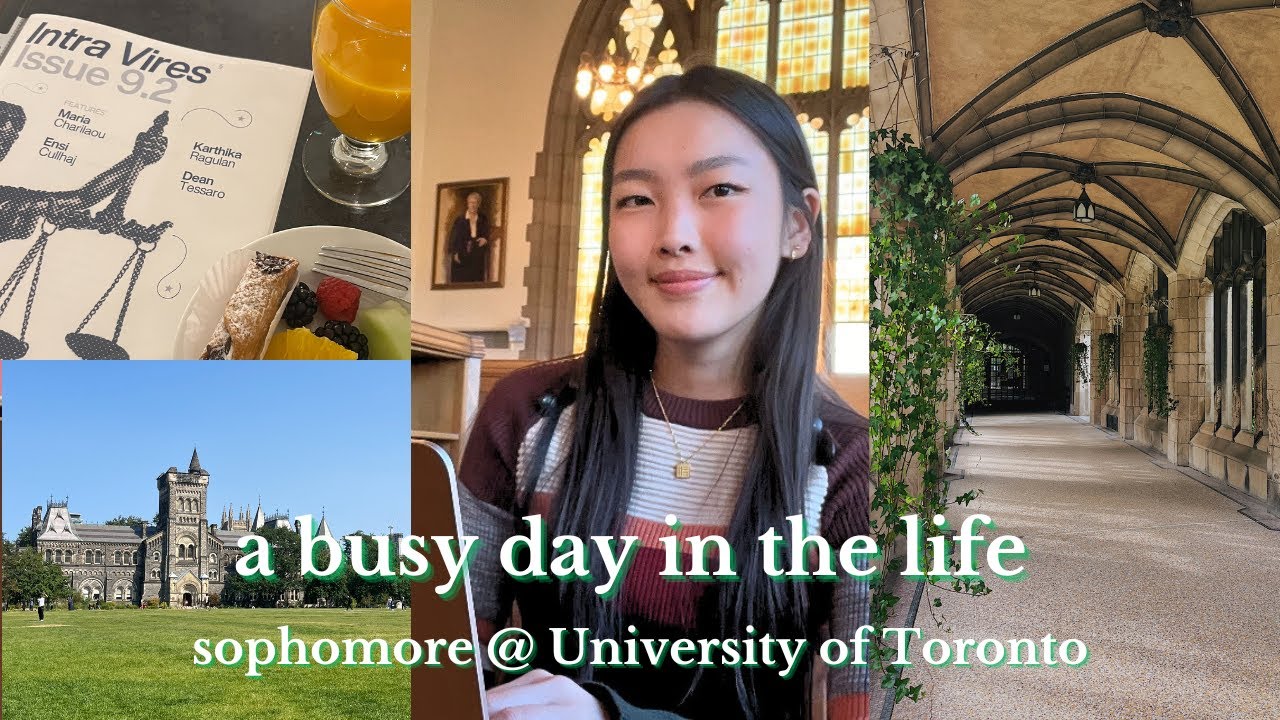 *PRODUCTIVE* day in my life as a uoft student | uni vlog: lecture, study, work, & pre-law event