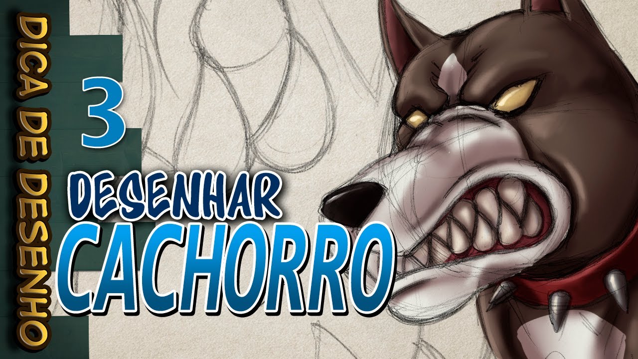 Como desenhar um Cachorro Mau | Dica de Desenho