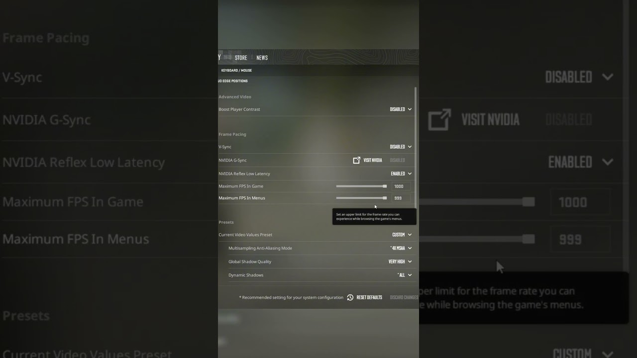 Настройки iM CS2 #cs2 #csgo #cs2prosettings #im