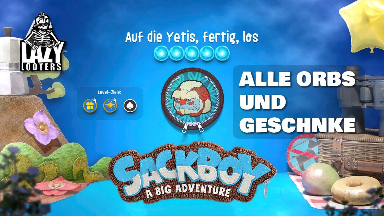 Auf die Yetis fertig Los - Alle Orbs und Geschenke