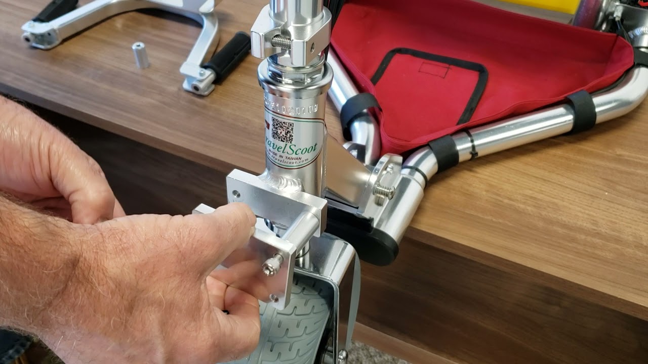 How to Install Footrest Extensions on the TravelScoot Escape Mobility Scooter
