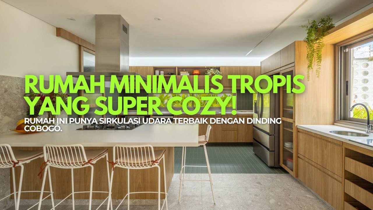 Intip Desain Rumah Modern Tropis dengan Fasad Batu Alam: Mewah tapi Tetap Asri!