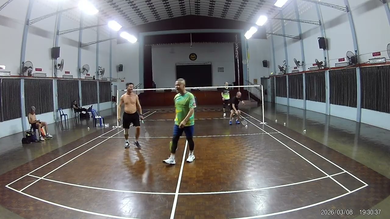8MAR26 HYS BADMINTON LOH CHOONG YEONG DONNY TEOH HOE HOCK VS LIM SWEE YEANG TAN HEAP CHEE