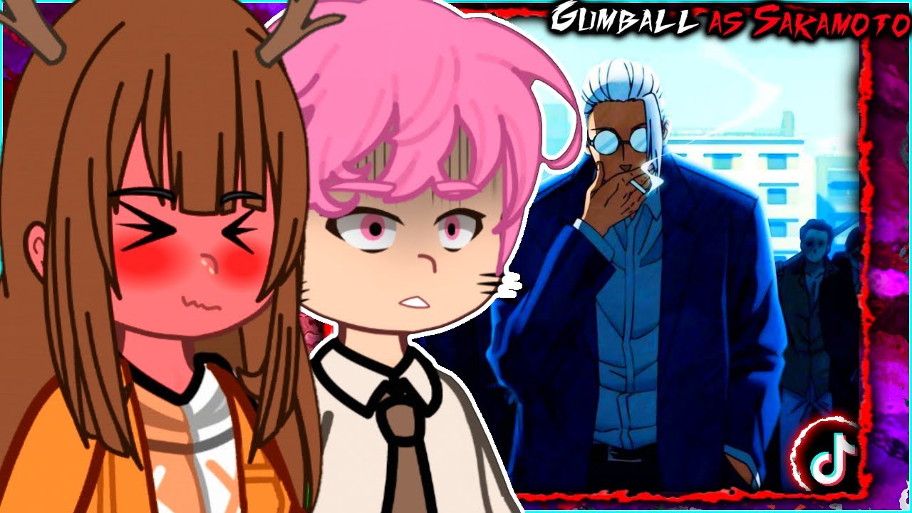 🇺🇸/🇧🇷/🇪🇸 The Amazing World Of Gumball React to Gumball As Sakamoto Taro - Gacha React