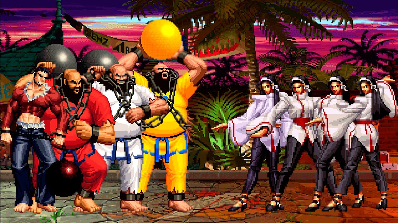 [KOF Mugen] Chang Koehan Team vs Chizuru Kagura Team