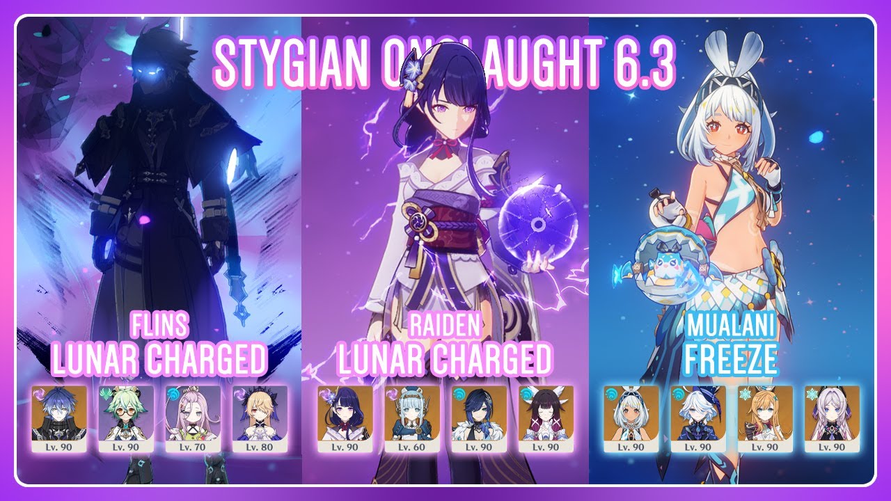 C2 Flins & C2 Raiden & C2 Mualani | Stygian Onslaught Fearless 6.3 | Genshin Impact