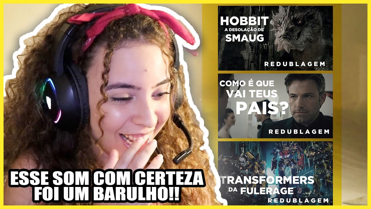 REACT - PABOLLO - HOBBIT E O DRAGÃO ALOPRADO / CLARK KENT CONHECE BRUCE WAYNE / TRANSFORMERS