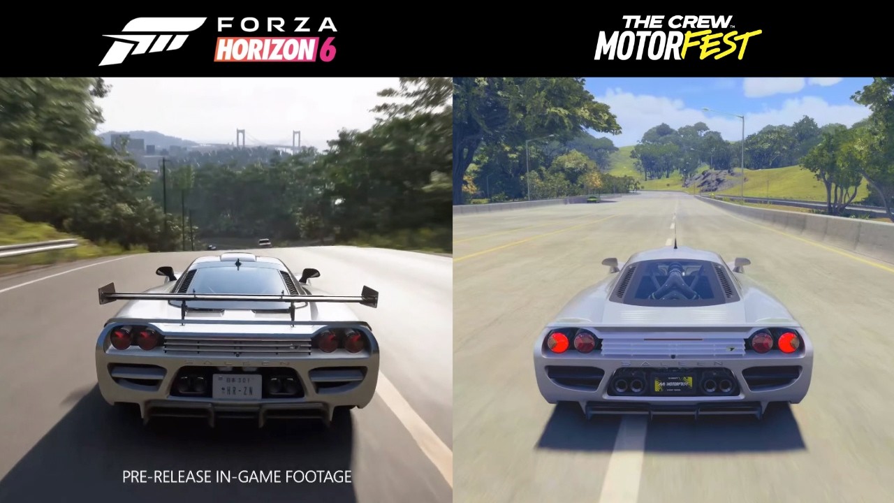 Forza Horizon 6 VS the Crew Motorfest - Saleen Sound Comparison