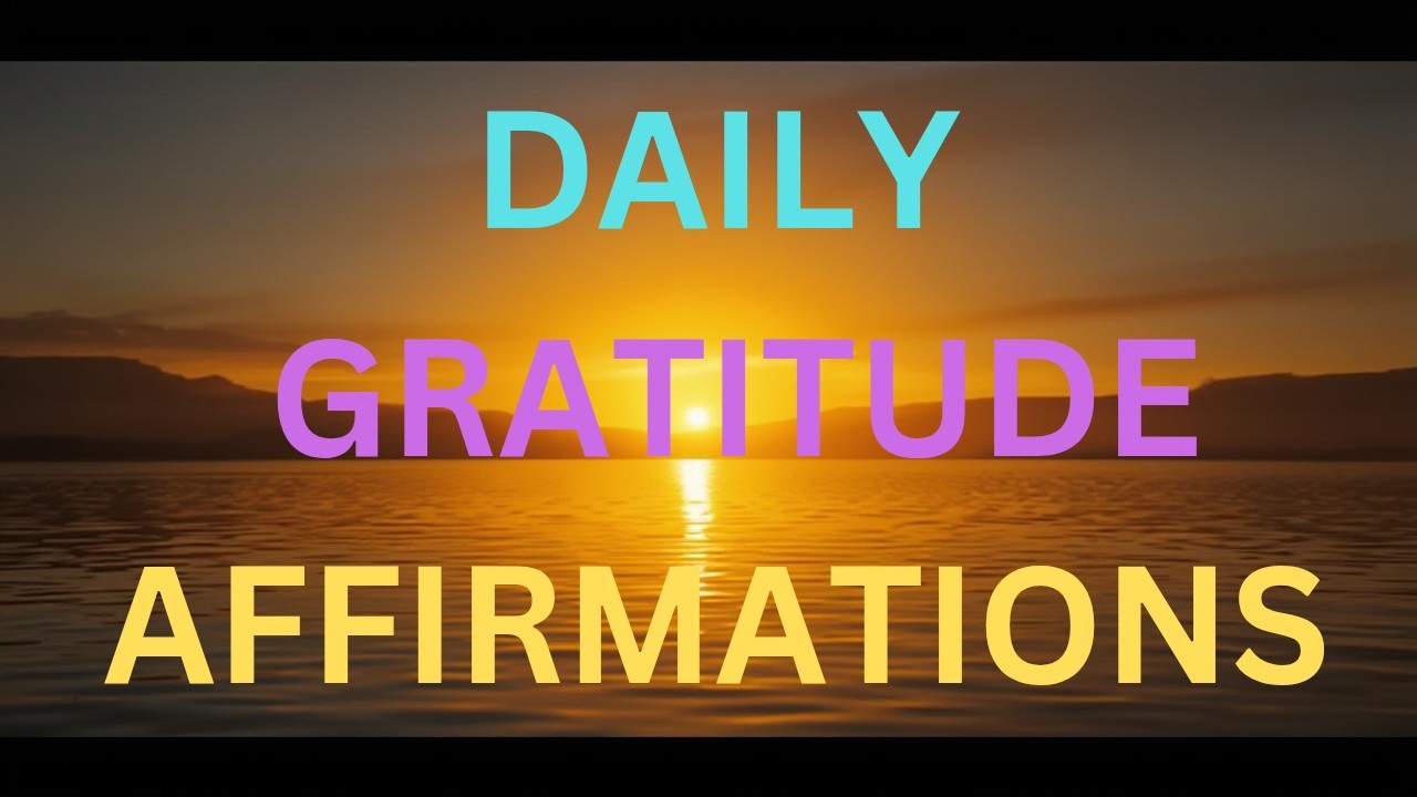 MORNING GRATITUDE AFFIRMATIONS | START YOUR DAY WITH PEACE & JOY IN JESUS