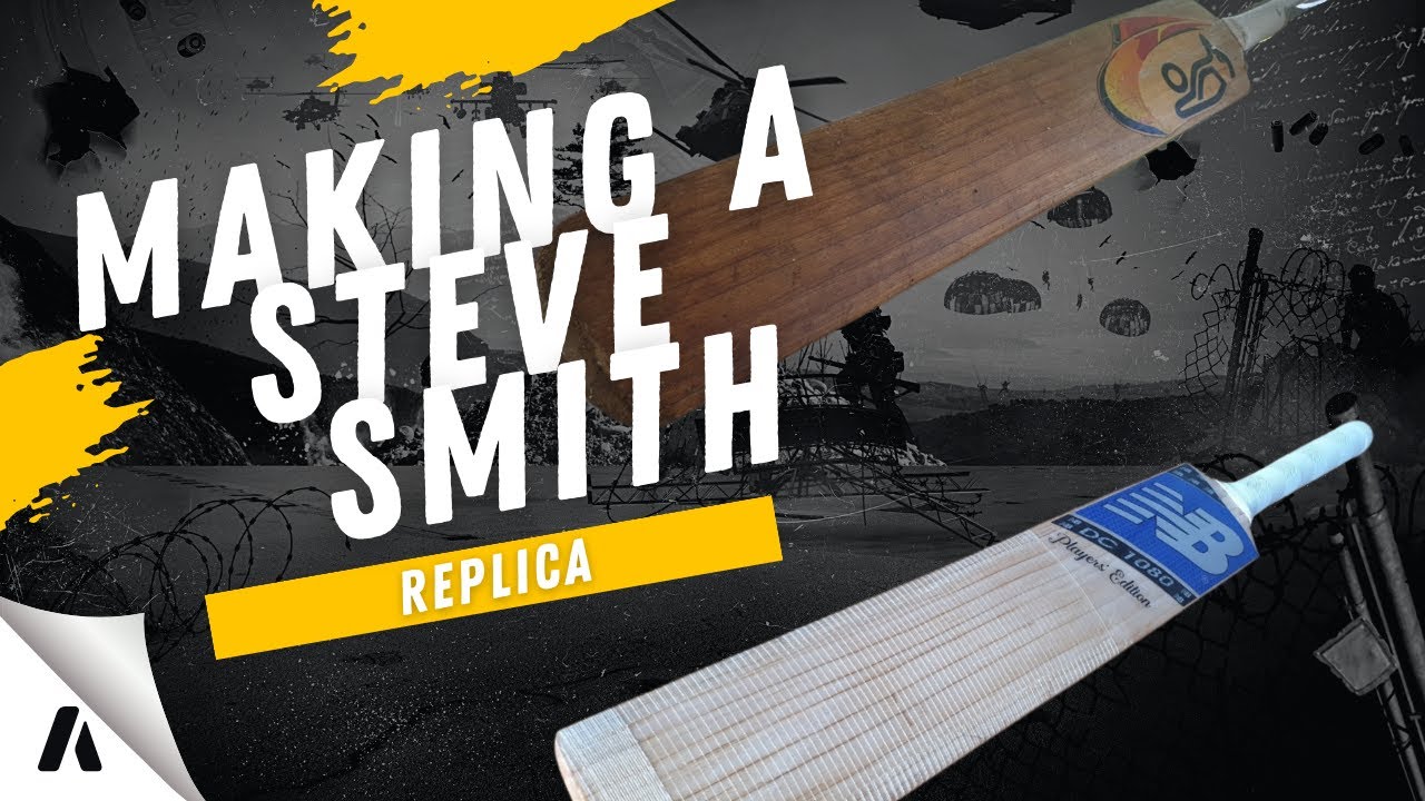 Making a Steve Smith replica bat!