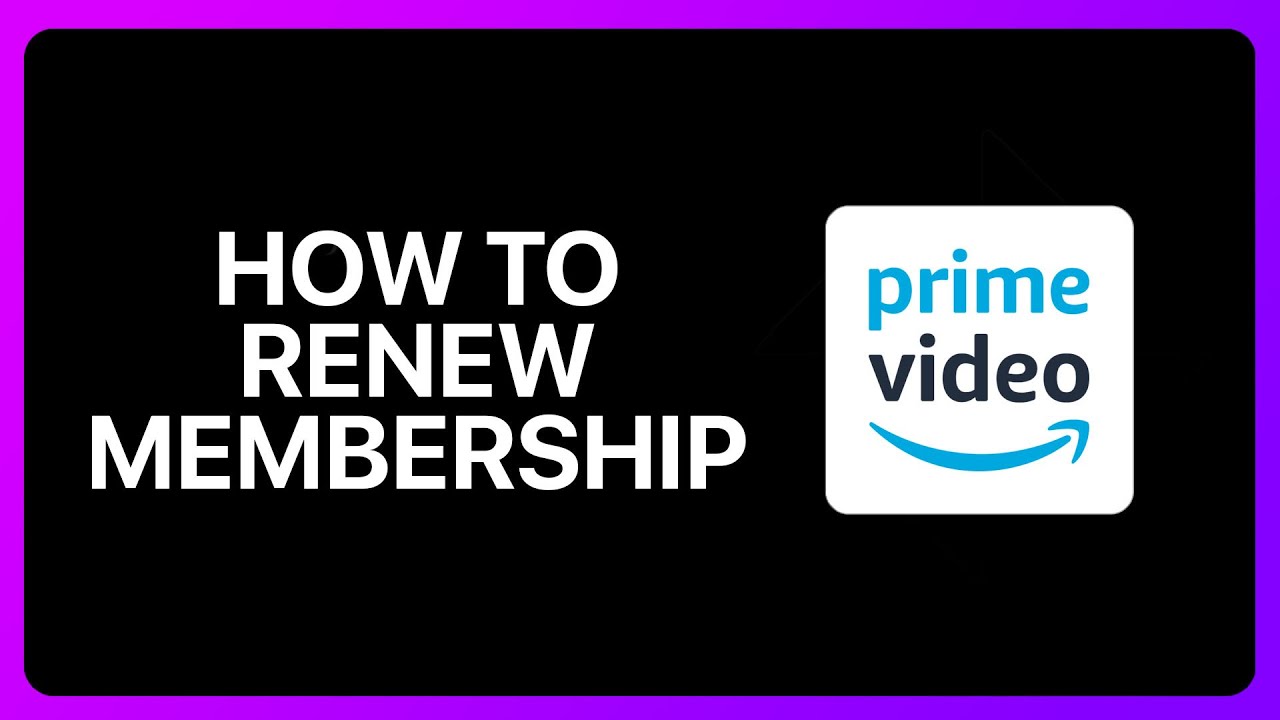 Руководство по продлению подписки на Amazon Prime Video