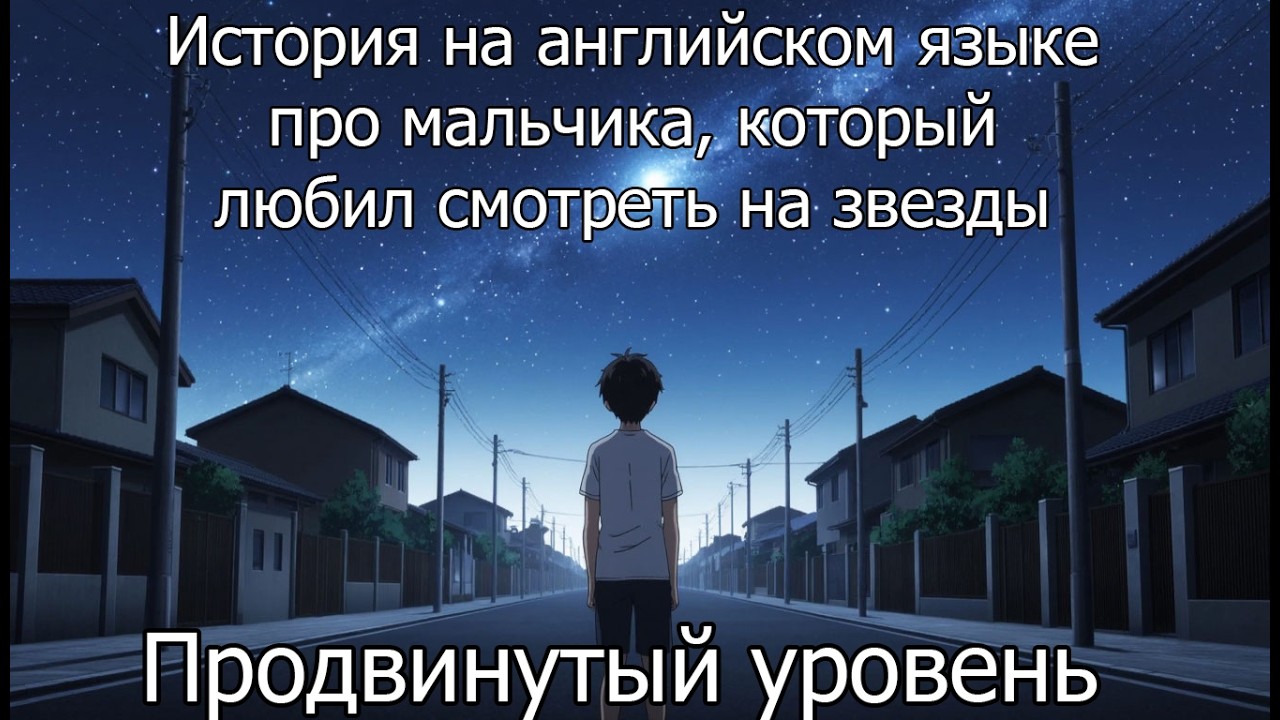 A story about a boy who loved to look at the stars | Истории на английском языке