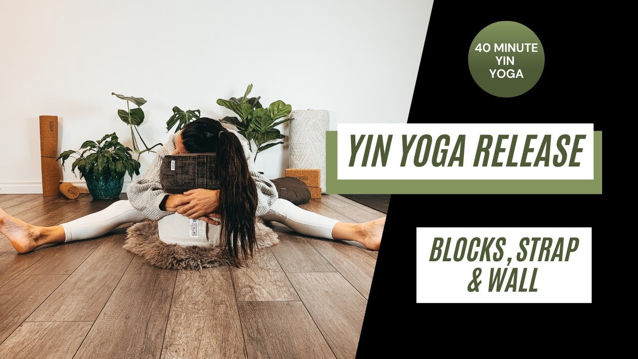 Yin Yoga Props Edition | Deep Stretch & Relaxation with Blocks, Strap & Wall