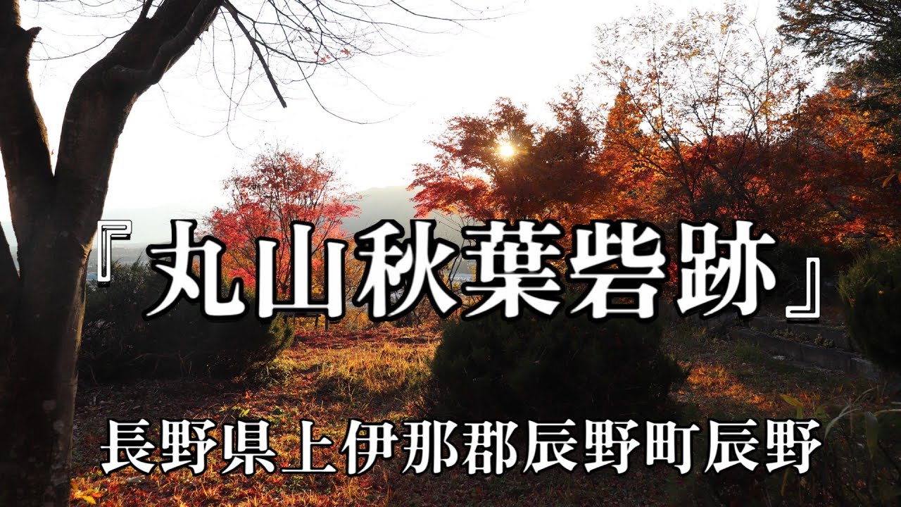 『丸山秋葉砦跡』長野県上伊那郡辰野町辰野