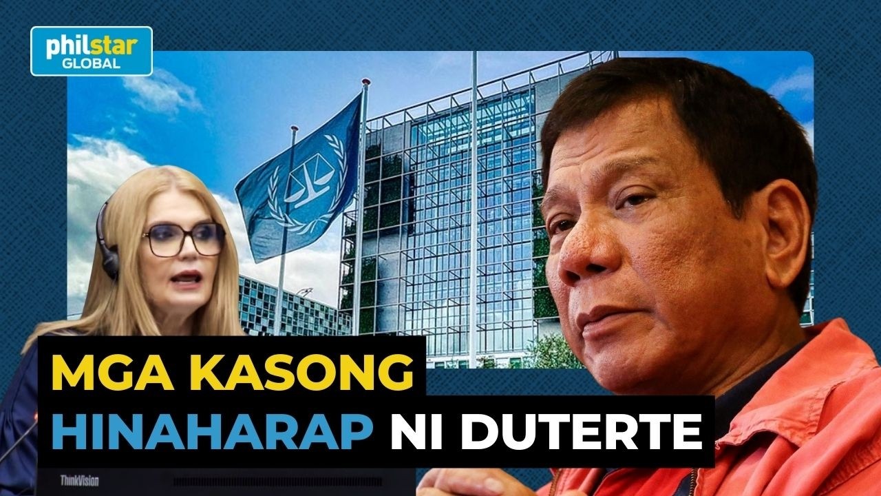 Duterte sa ICC: Mga kasong kinahaharap ng dating pangulo