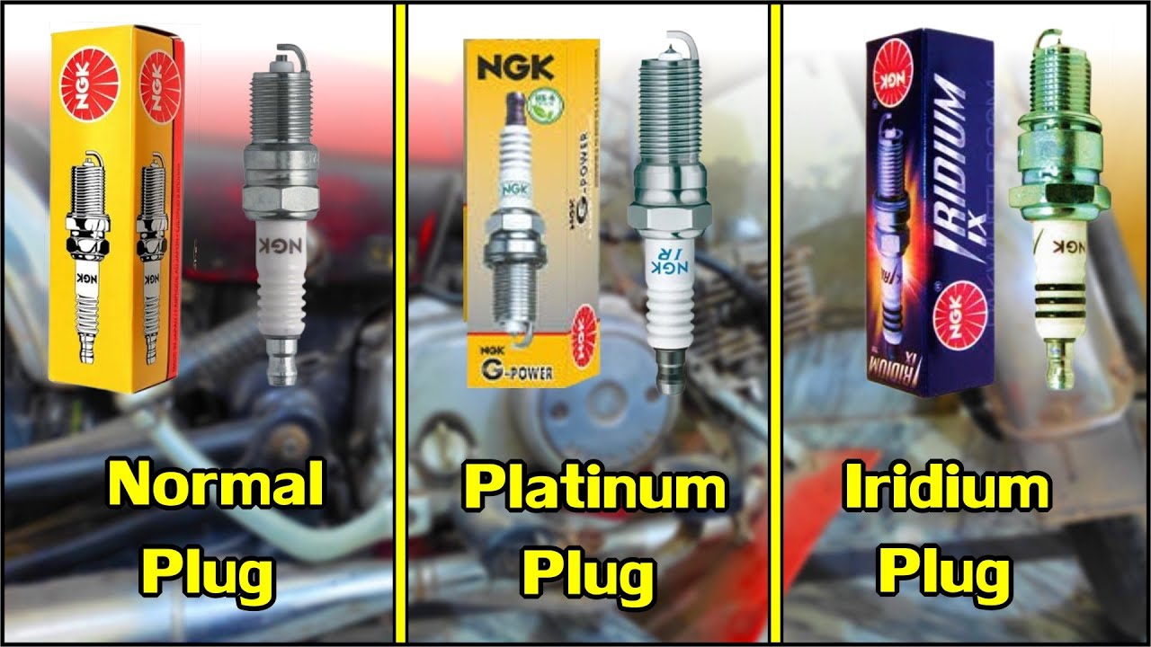 What Is The Difference Between Normal VS Platinum VS Iridium Spark Plugs |Study Of Bikes|