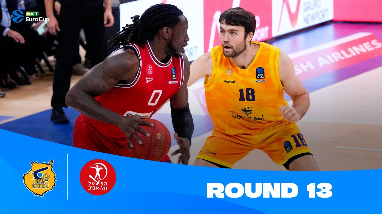FIRST HALF SHOW | Gran Canaria - Hapoel | R13 2024-25 BKT EuroCup HIGHLIGHTS