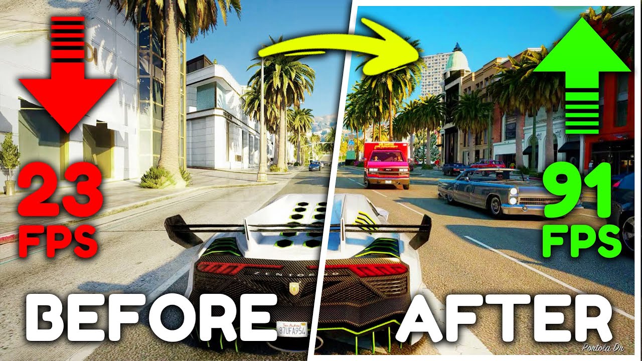 🔧Как исправить задержку в GTA 5 | Повысить FPS и устранить задержку на слабом ПК [ Быстрое и прос...