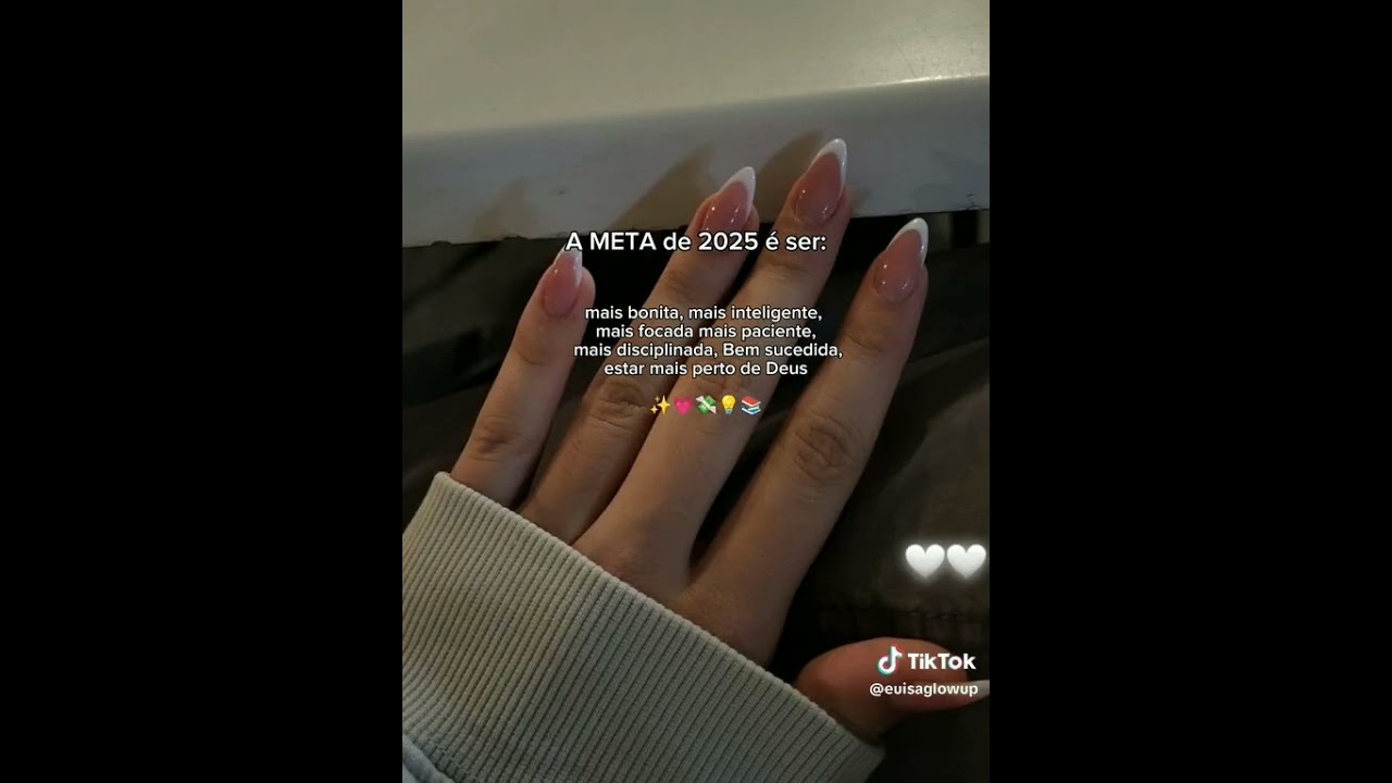 Quais são suas metas para 2025??💕🎀💗
