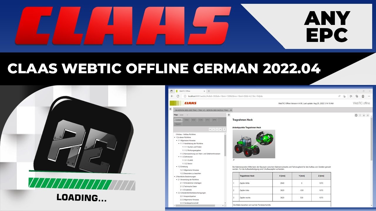 CLAAS WEBTIC OFFLINE GERMAN 2022.04 | INSTALLATION