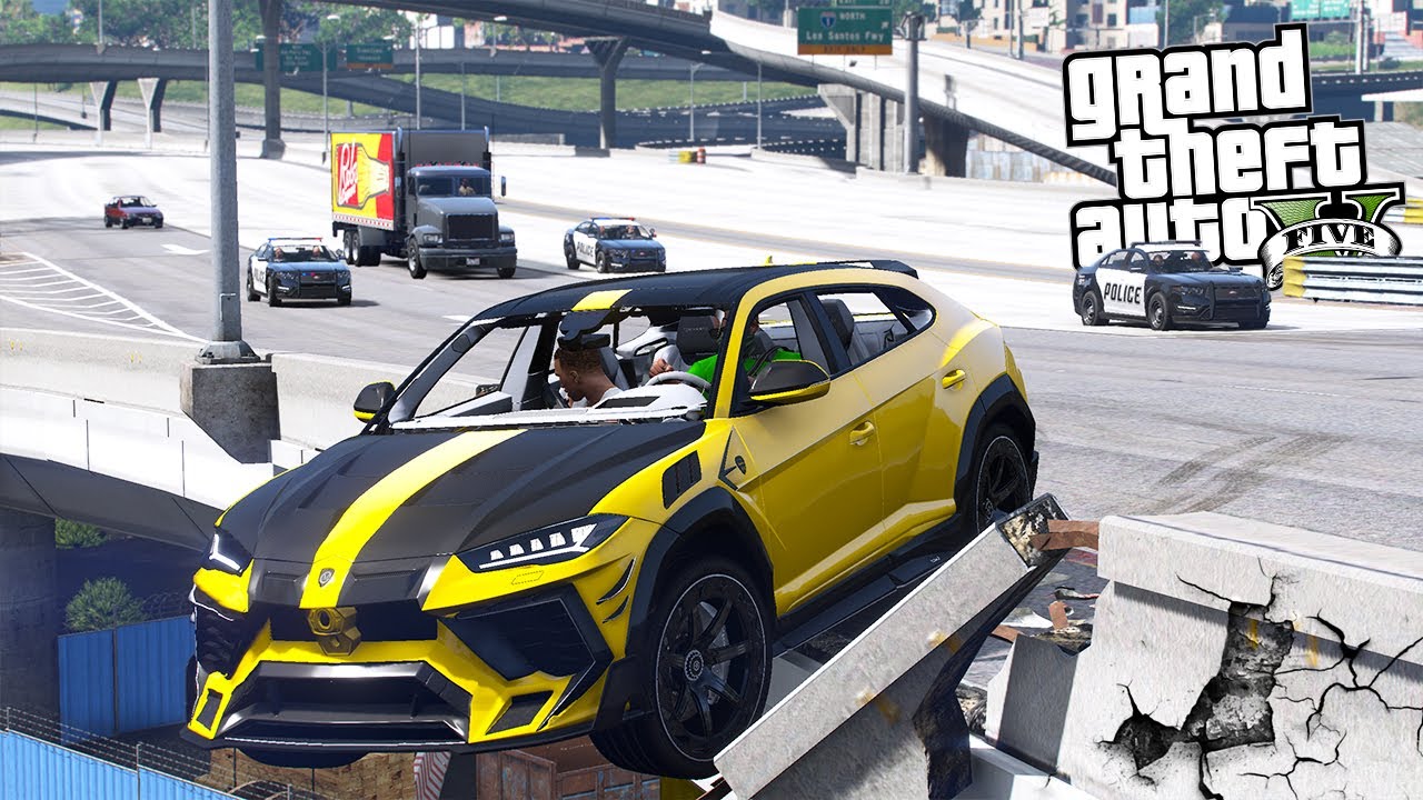 IL MEGA COLPO PIU PAZZO DI GTA! (Fuga in URUS) - GTA 5 MOD VITA DA GANGSTER (6) #85