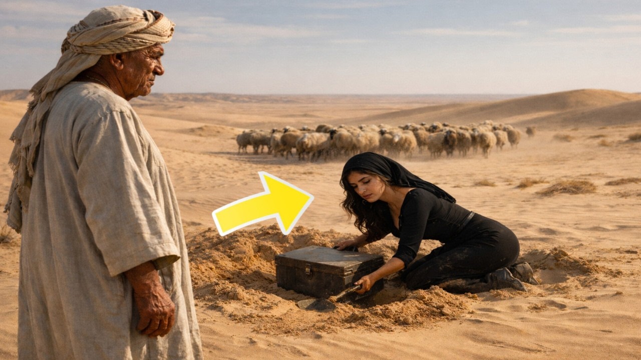 راعي غنم لمح امرأة تدفن سرا مرعبا في الصحراء.. وعندما اقترب كانت المفاجأة