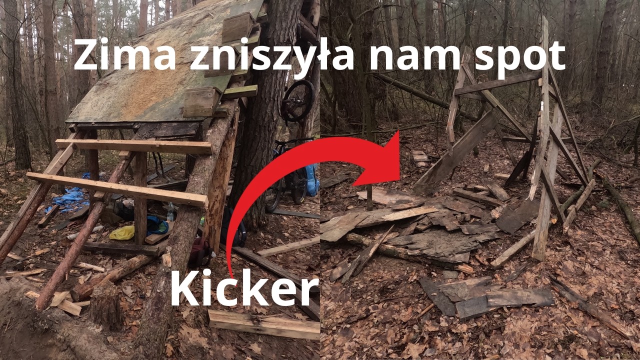 Zimowa masakra: naprawiamy nasz spot z gąbkami🚲❄️| Vlog15