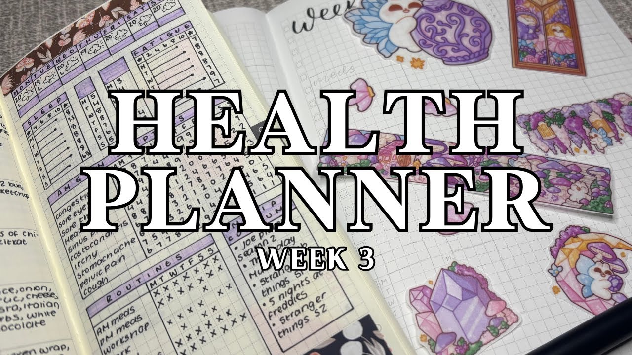 Hemlock & Oak Health Planner Setup | Week 3 Planning, Habit Tracking & Paper Data Ideas